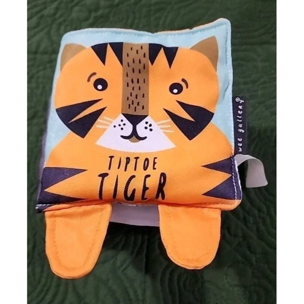 Tiptoe Tiger Baby's First‎ Soft Book Wee Gallery Sensory Book